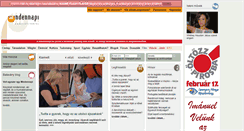 Desktop Screenshot of mindennapi.hu